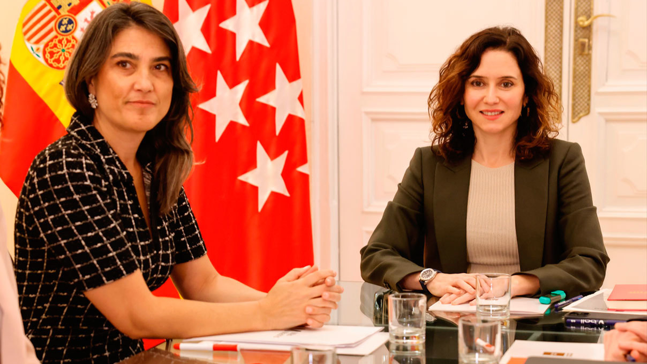 Ayuso finaliza su reunión con la Asamblea de Madrid