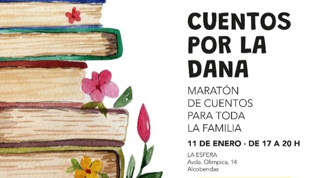 Maratón de cuentacuentos solidario en Alcobendas para apoyar librerías tras la DANA