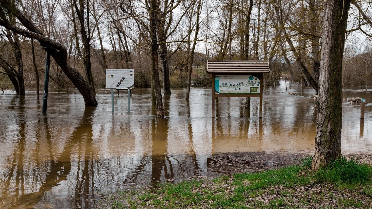 Crecida del río Manzanares en el entorno de El Pardo