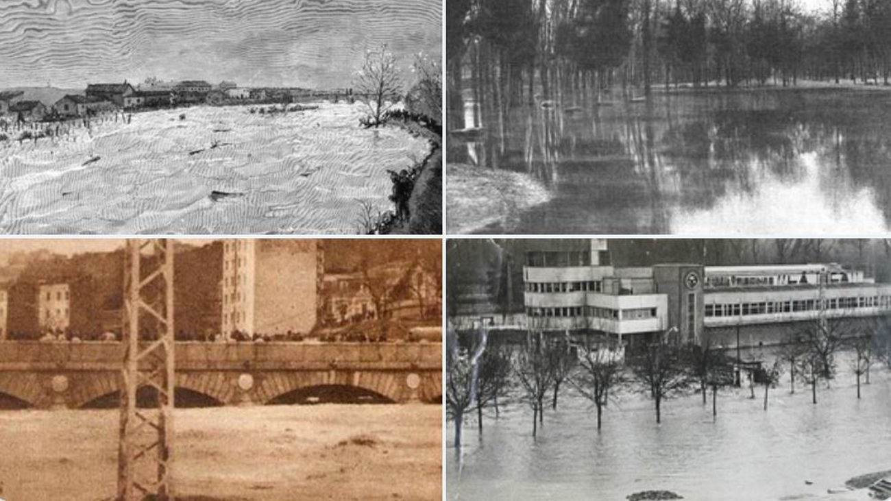 Desbordamientos del río Manzanares a lo largo de la historia