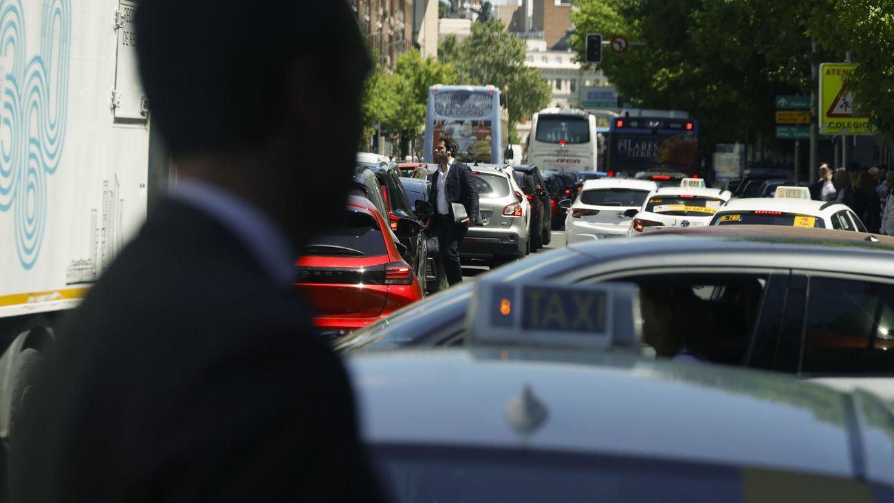 Caos en las calles de Madrid por el apagón eléctrico y el colapso del tráfico