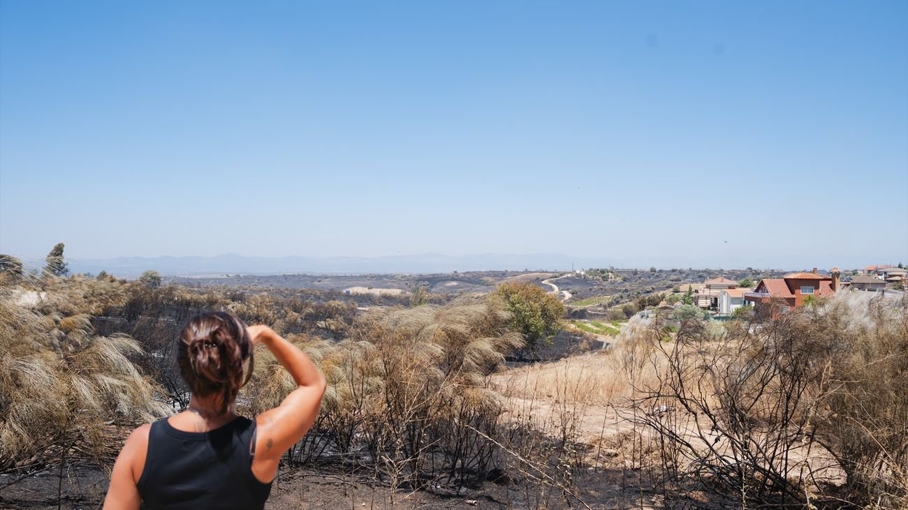 El incendio forestal de Méntrida ha sido controlado.