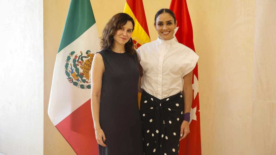 Reunión entre Díaz Ayuso y la alcaldesa de Cuauhtémoc en Ciudad de México