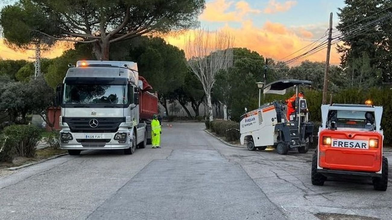 Comienza este lunes el nuevo plan de asfalto en Valdemorillo con más de cien calles