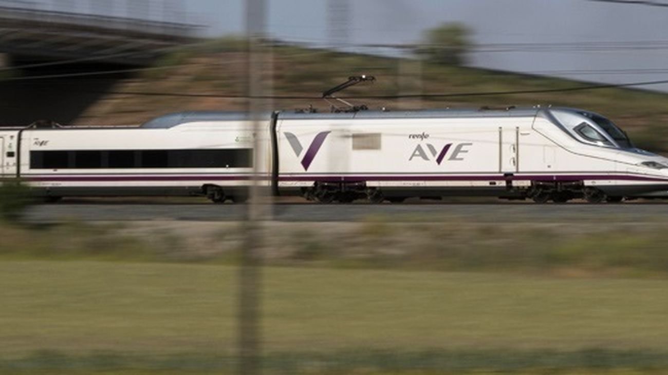 Imagen de recurso de un tren AVE