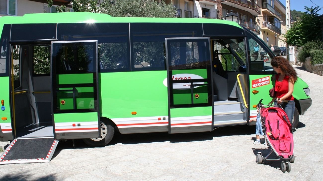 Autobús a demanda los fines de semana en la Sierra del Rincón