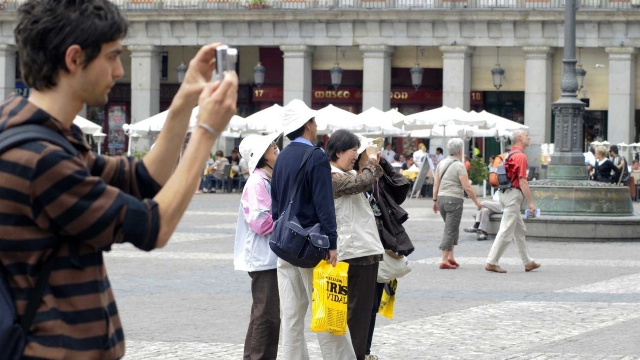 Turistas en Madrid