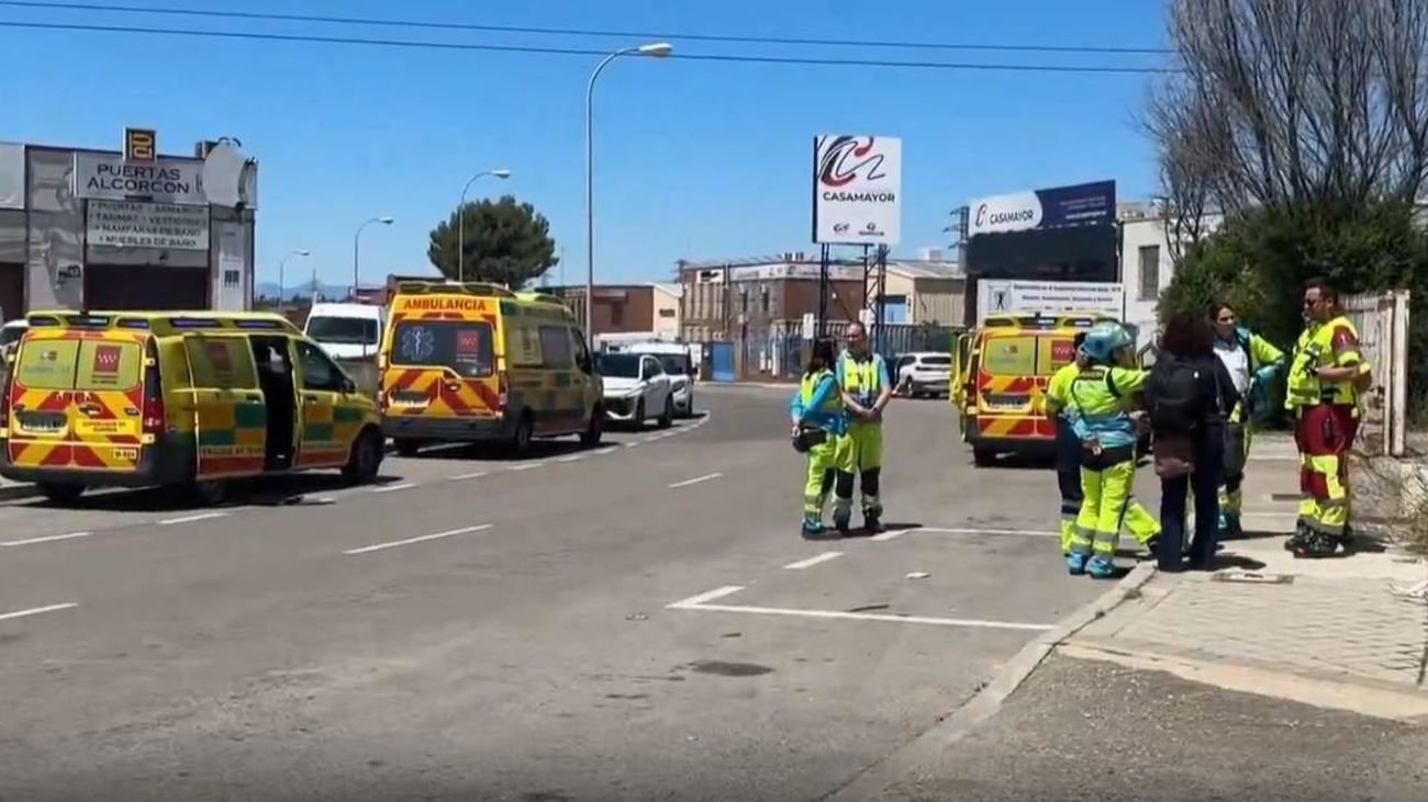 Servicios del Samur 112 atienden a un hombre fallecido en Leganés
