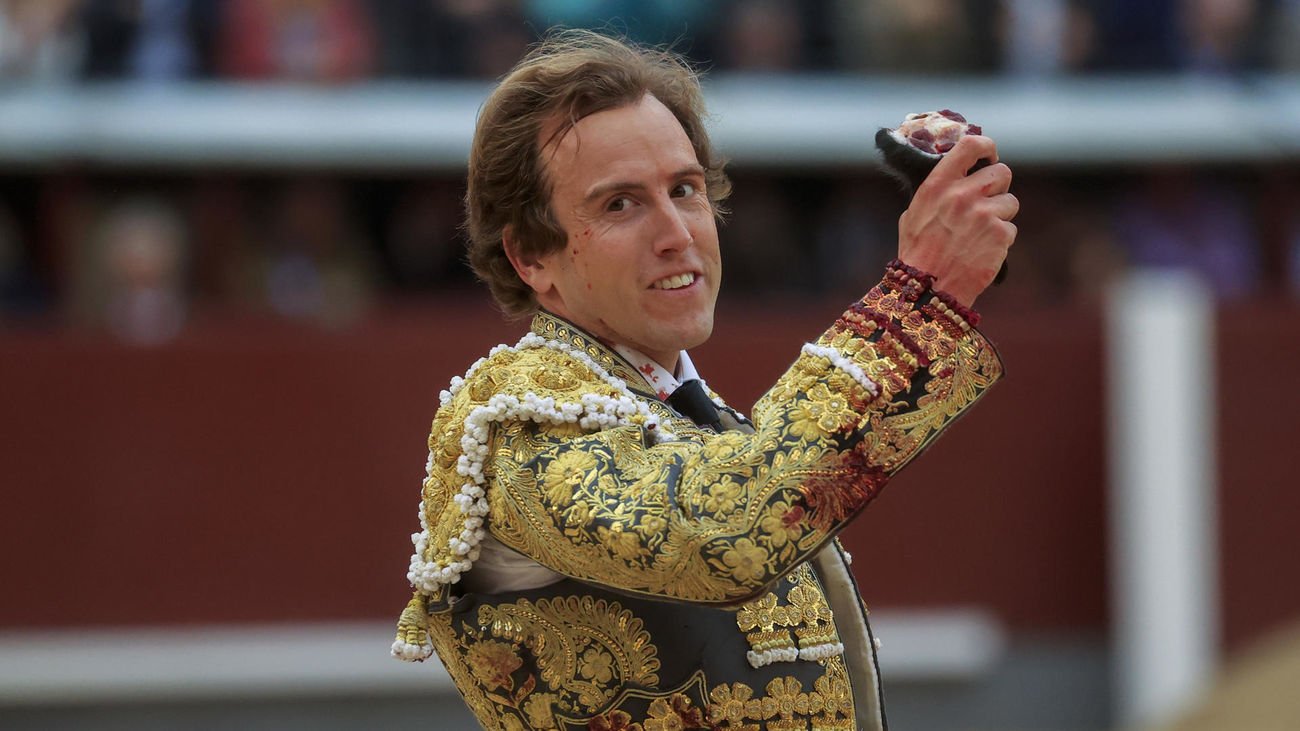 El torero Román Collado corta una oreja en la Feria de San Isidro 2023