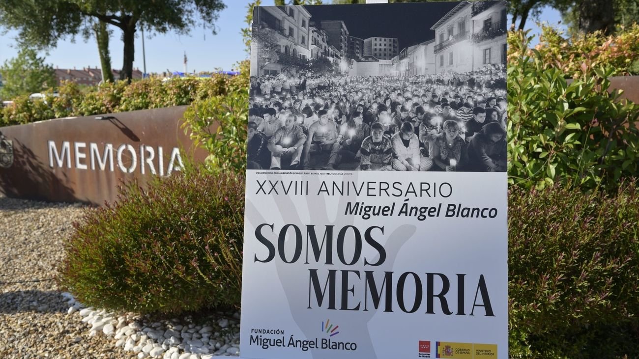 Alcobendas recuerda a Miguel ángel Blanco en el 29 aniversario de su asesinato