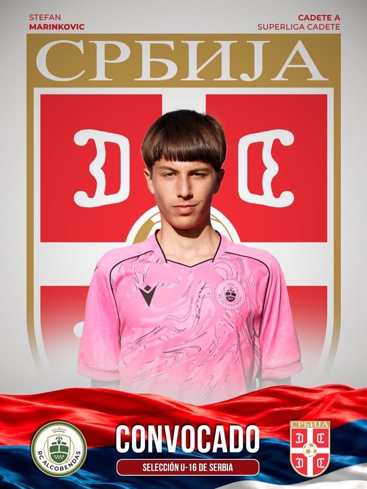 Stefan Marinkovic, jugador del Cadete A, representará a Serbia en la selección sub-16